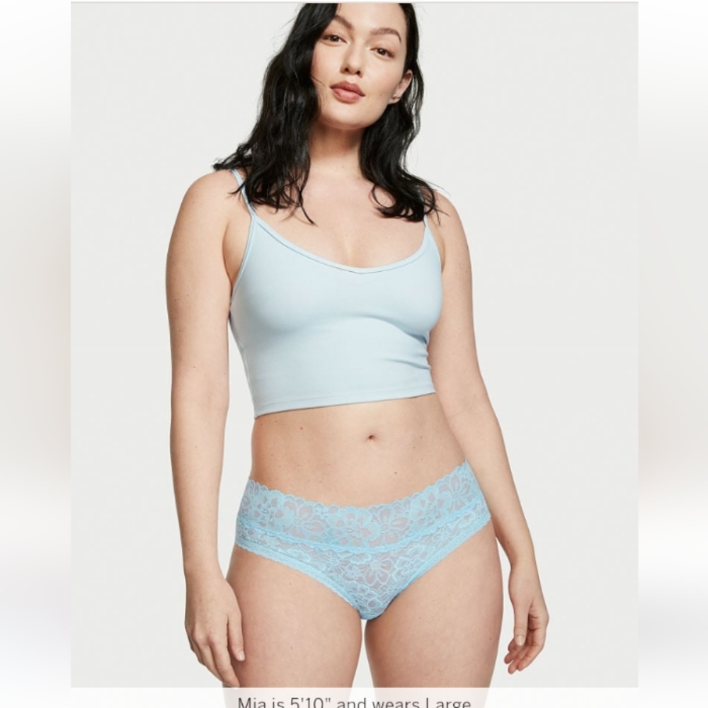 VS The Lacie Hip Hugger Panty Breaker Baby Blue NWT NIP